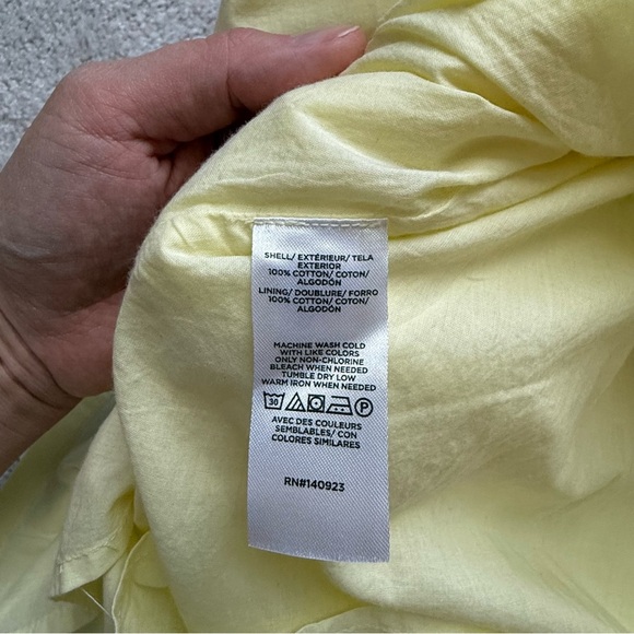 LOFT New Soft Yellow Maxi Dress Sz 6P - Picture 5 of 8